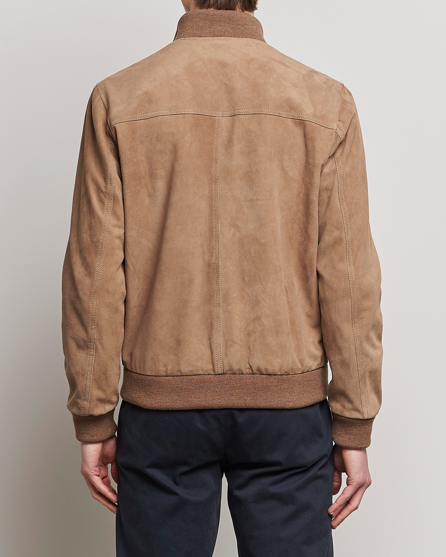 Hombres | Abrigos y chaquetas | Valstar | Valstarino Suede Jacket Light Beige