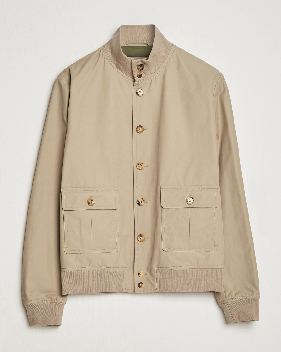 Hombres | Abrigos y chaquetas | Valstar | Valstarino Water Repellent Cotton Jacket Beige