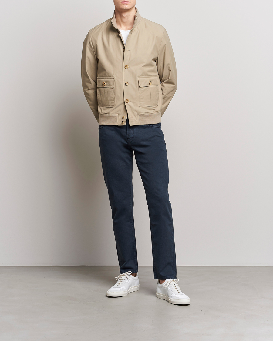 Hombres | Abrigos y chaquetas | Valstar | Valstarino Water Repellent Cotton Jacket Beige