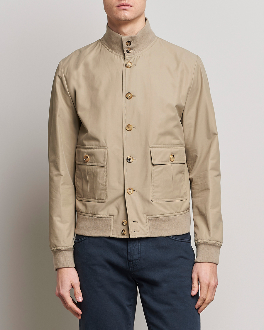 Hombres | Abrigos y chaquetas | Valstar | Valstarino Water Repellent Cotton Jacket Beige