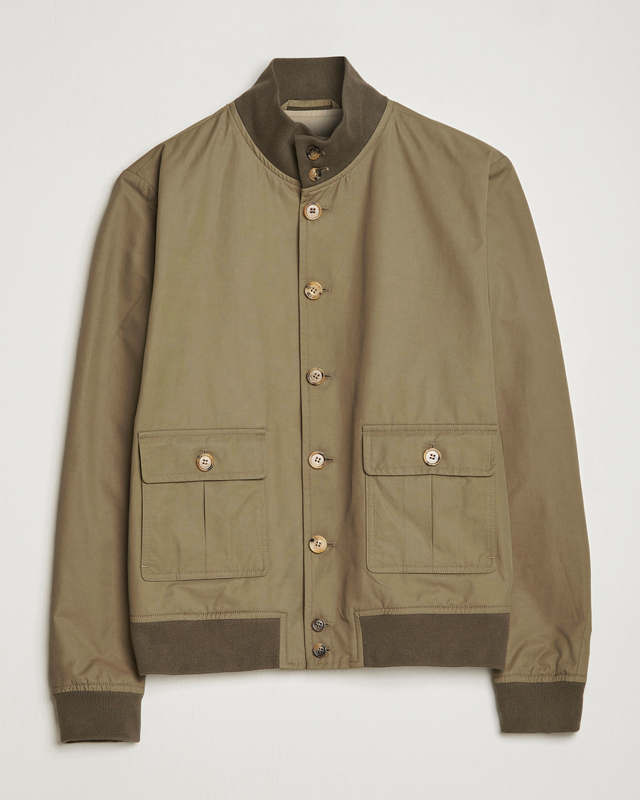 Hombres | Abrigos y chaquetas | Valstar | Valstarino Water Repellent Cotton Jacket Olive