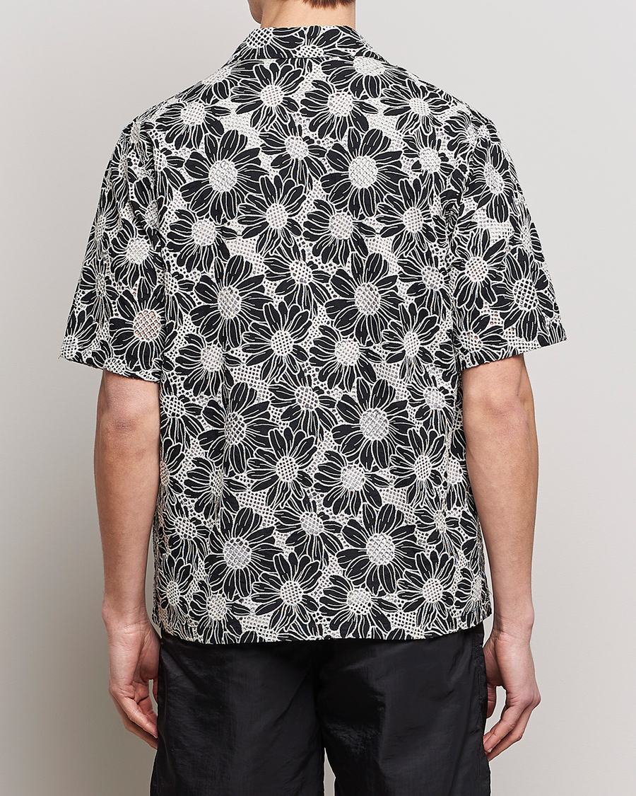 Hombres | Camisas | Sunflower | Cayo Floral Short Sleeve Shirt Black