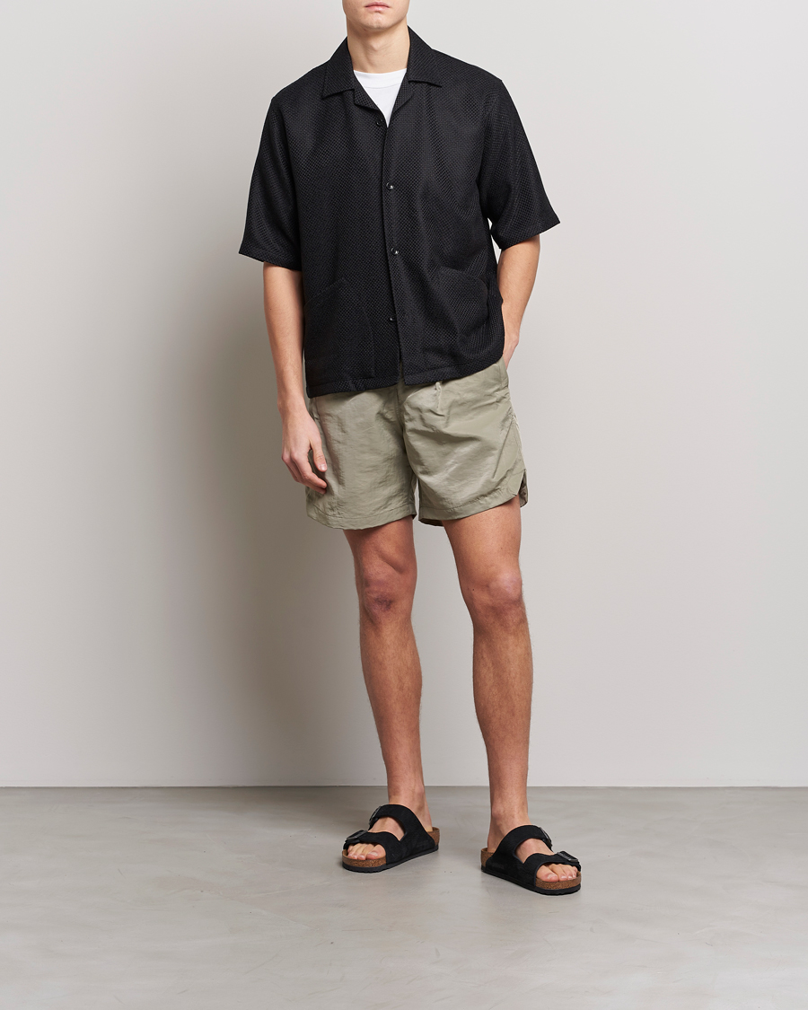 Hombres | Camisas | Sunflower | Coco Short Sleeve Cabana Shirt Black