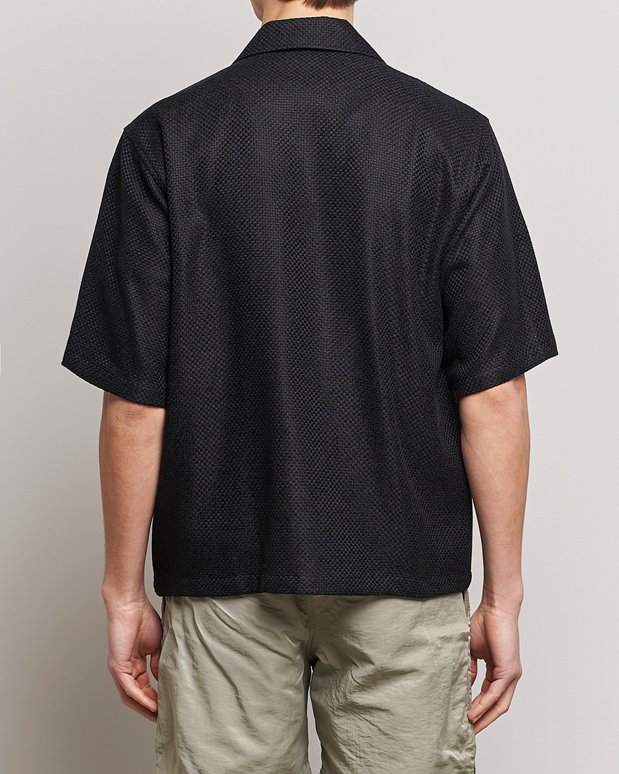 Hombres | Camisas | Sunflower | Coco Short Sleeve Cabana Shirt Black