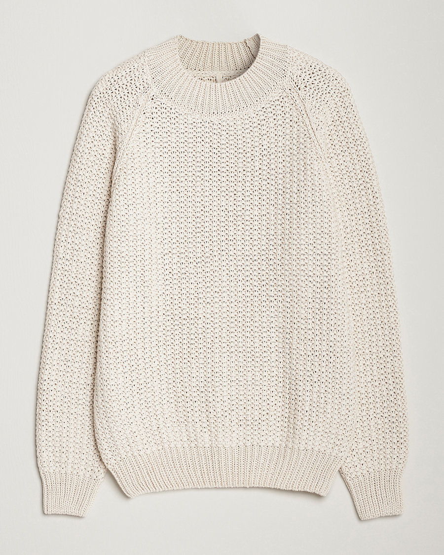 Hombres | Jerséis y prendas de punto | Sunflower | Tape Heavy Sweater Off White