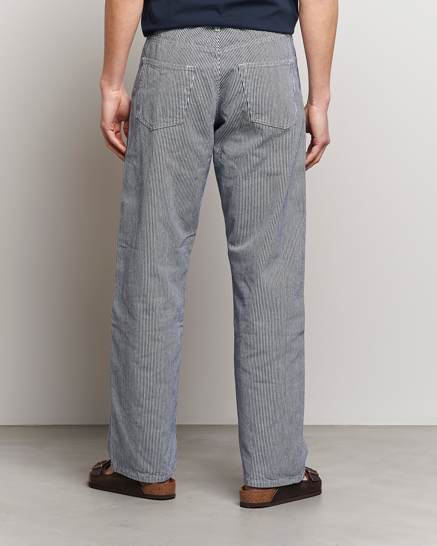 Hombres | Pantalones | Sunflower | Loose 5-Pocket Pants Hickory Stripe