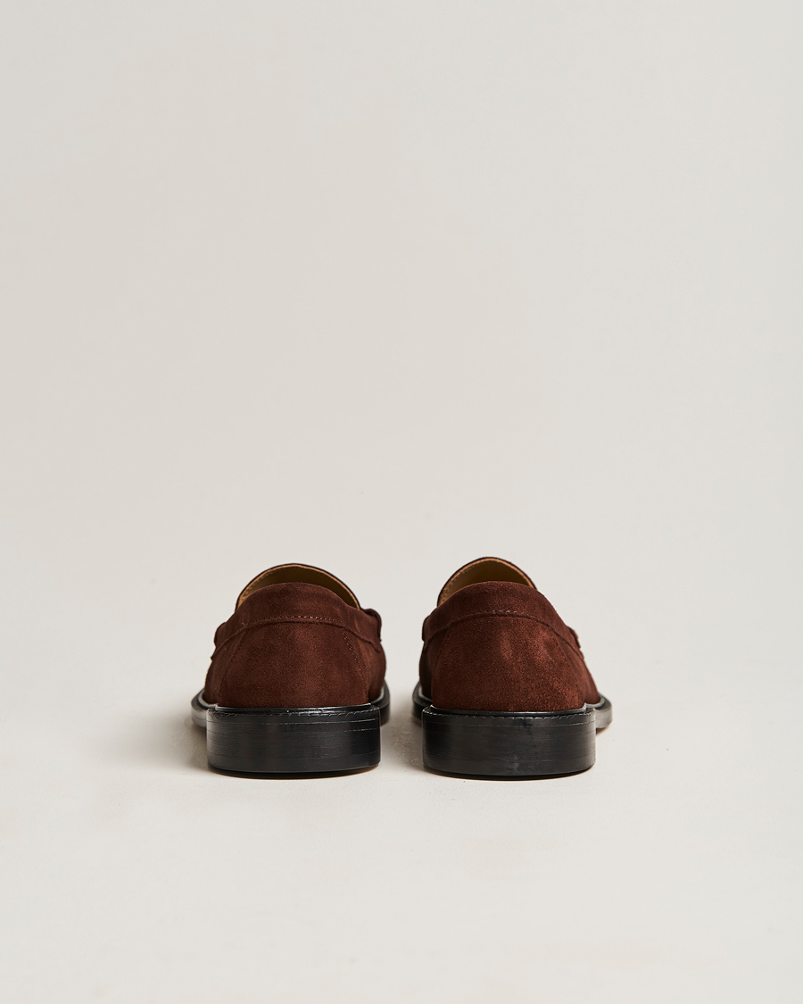 Hombres | VINNY's Yardee Moccasin Loafer Brown Suede | VINNY's | Yardee Moccasin Loafer Brown Suede