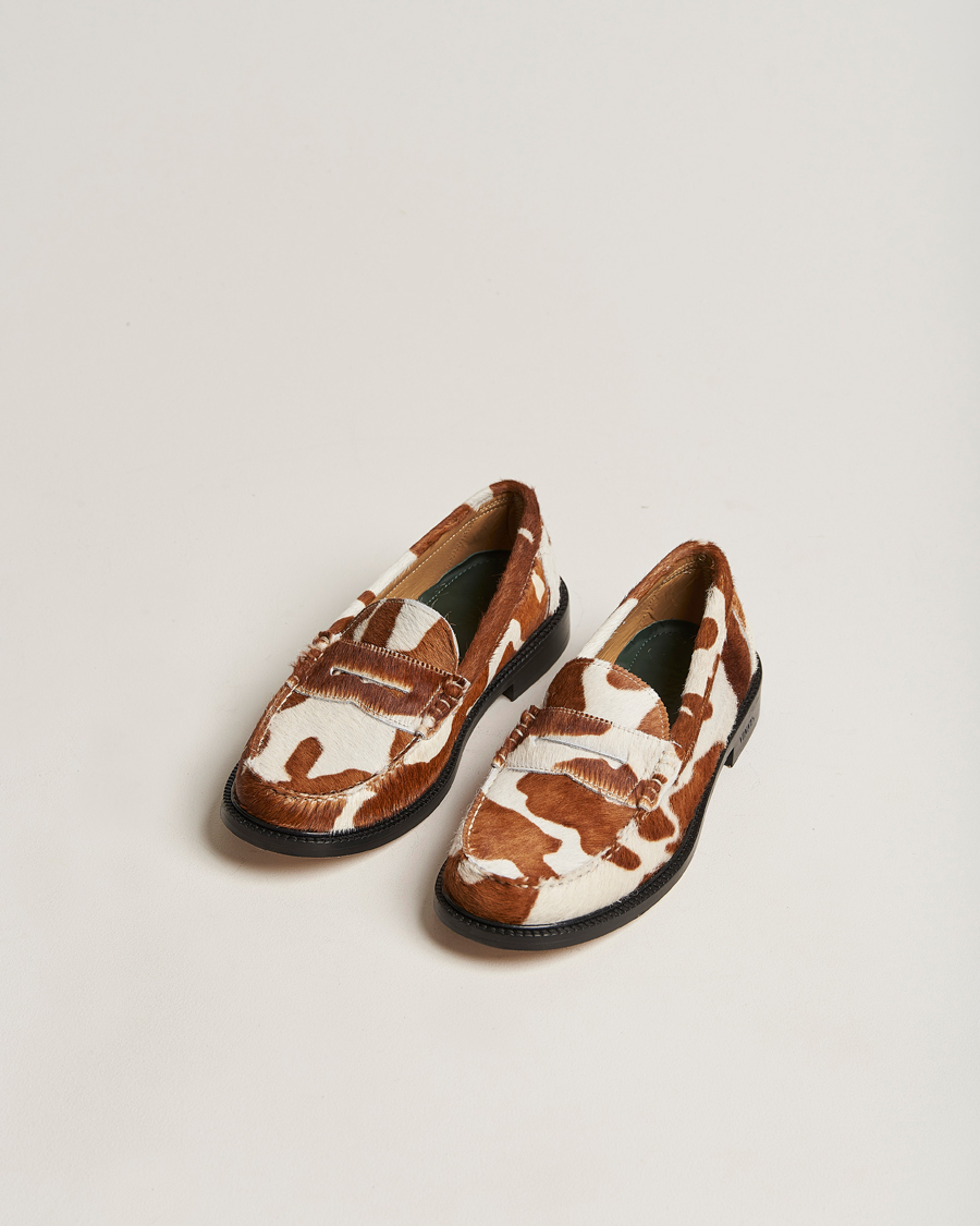 Hombres | VINNY's Yardee Moccasin Loafer Spotted Pony Hair | VINNY's | Yardee Moccasin Loafer Spotted Pony Hair