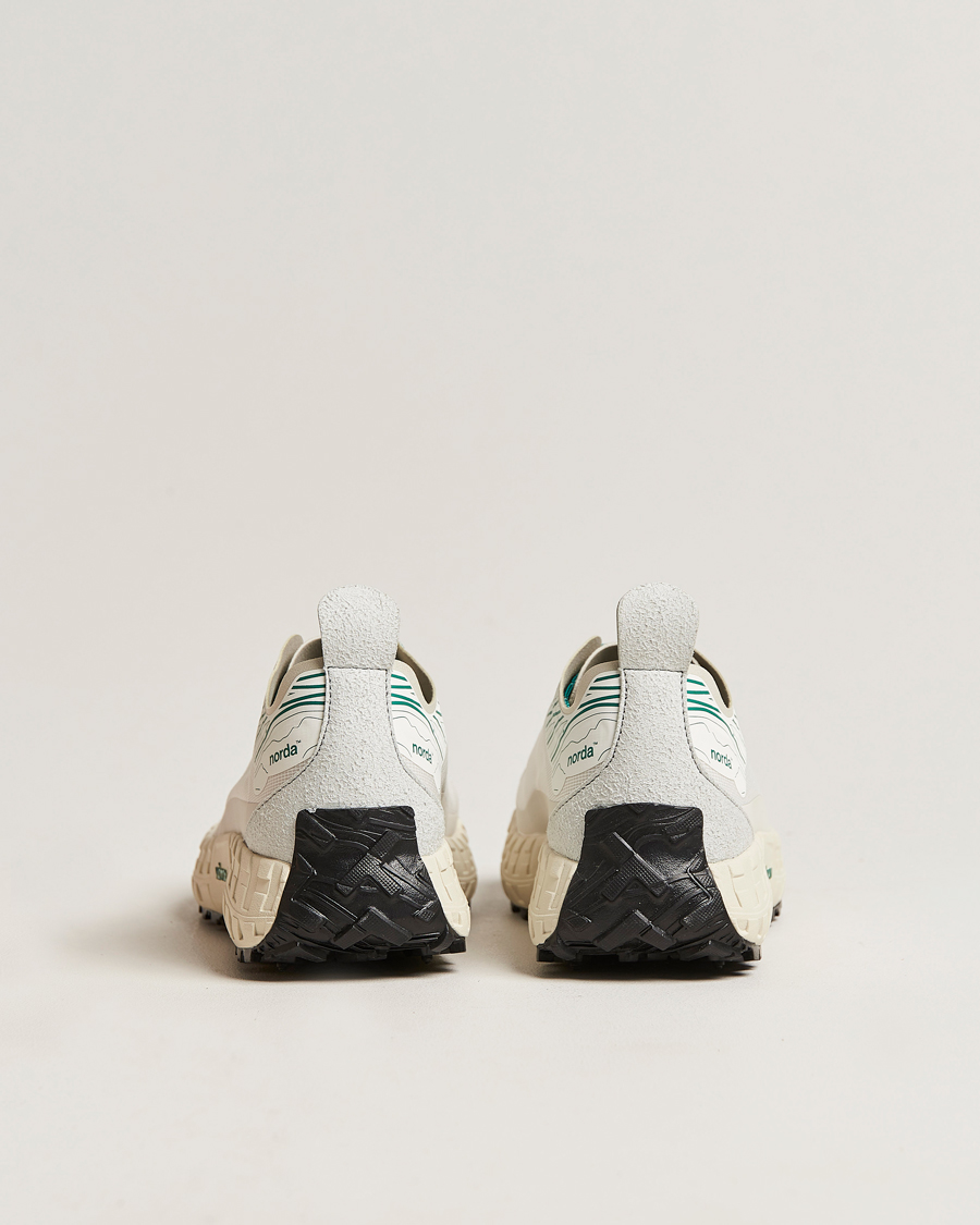 Hombres | Norda 001 Running Sneakers White/Forest | Norda | 001 Running Sneakers White/Forest