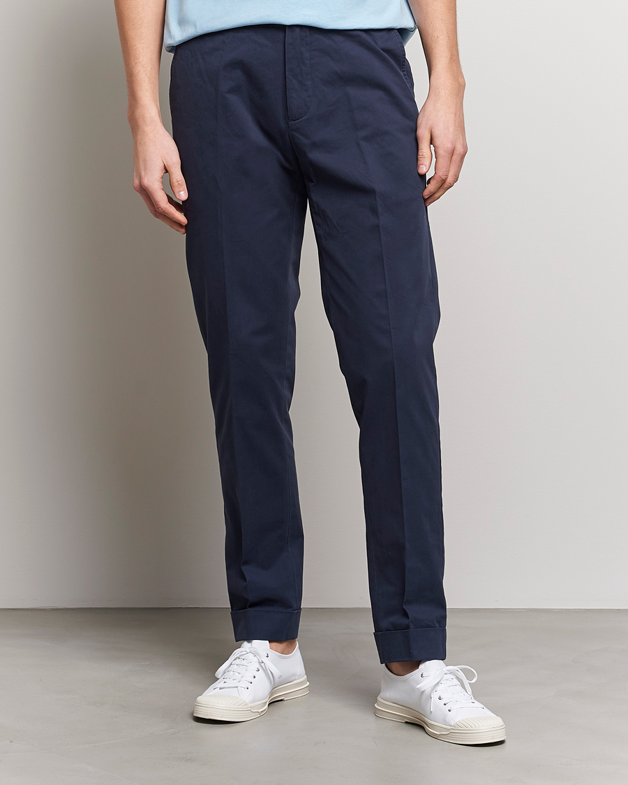 Hombres | Pantalones | Polo Ralph Lauren | Cotton Stretch Trousers Nautical Ink
