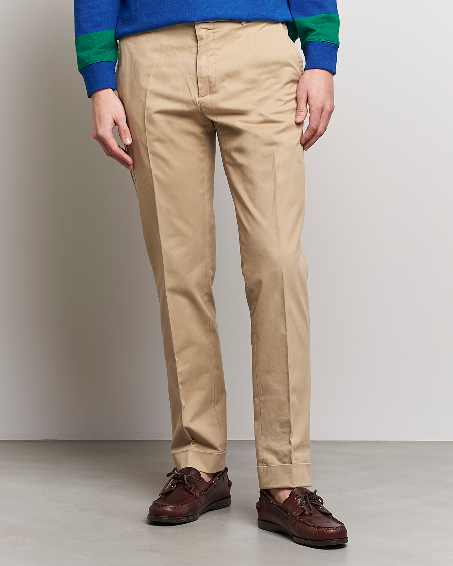 Hombres | Pantalones | Polo Ralph Lauren | Cotton Stretch Trousers Monument Tan