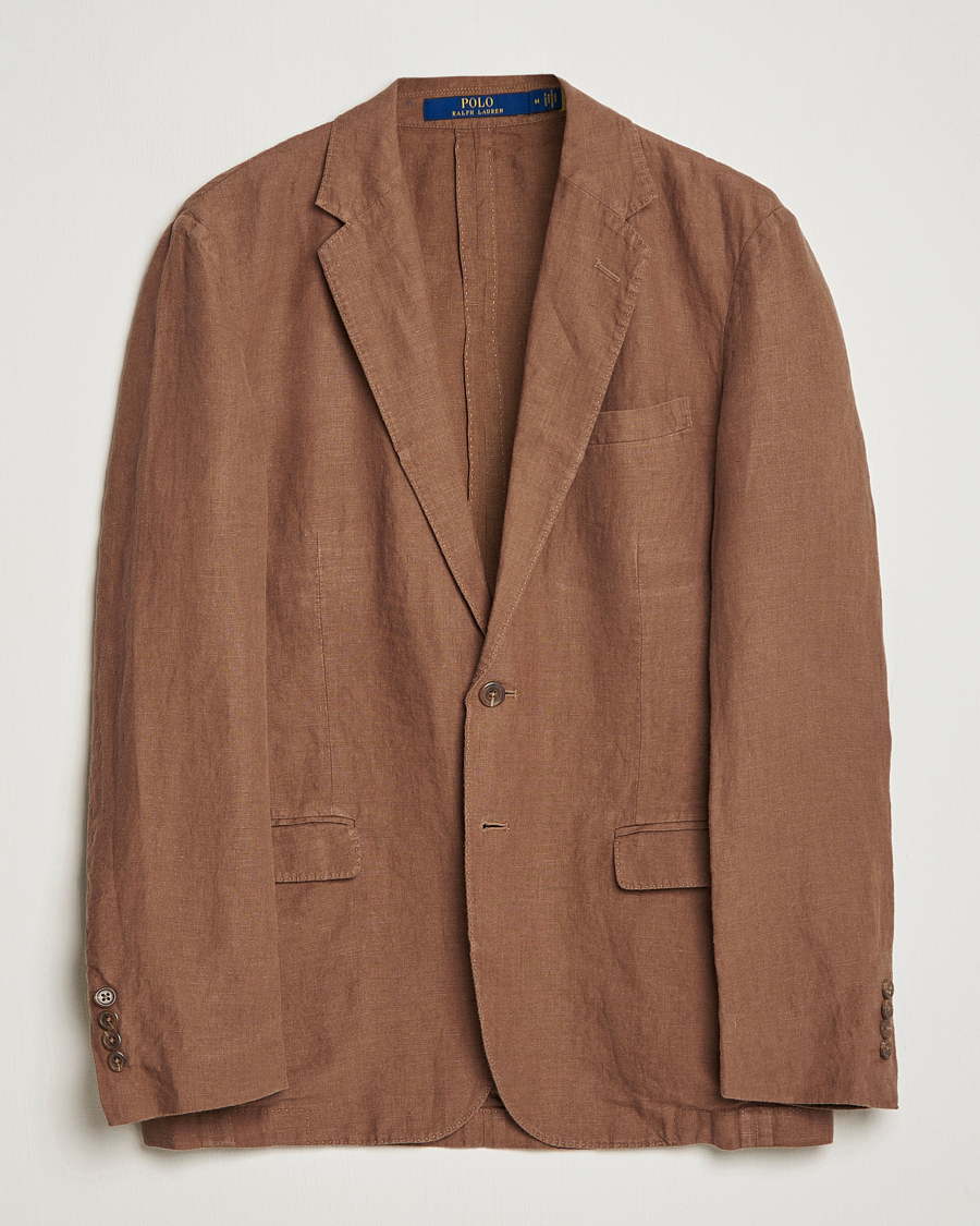 Hombres | Blazers | Polo Ralph Lauren | Linen Sportcoat Luggage Brown