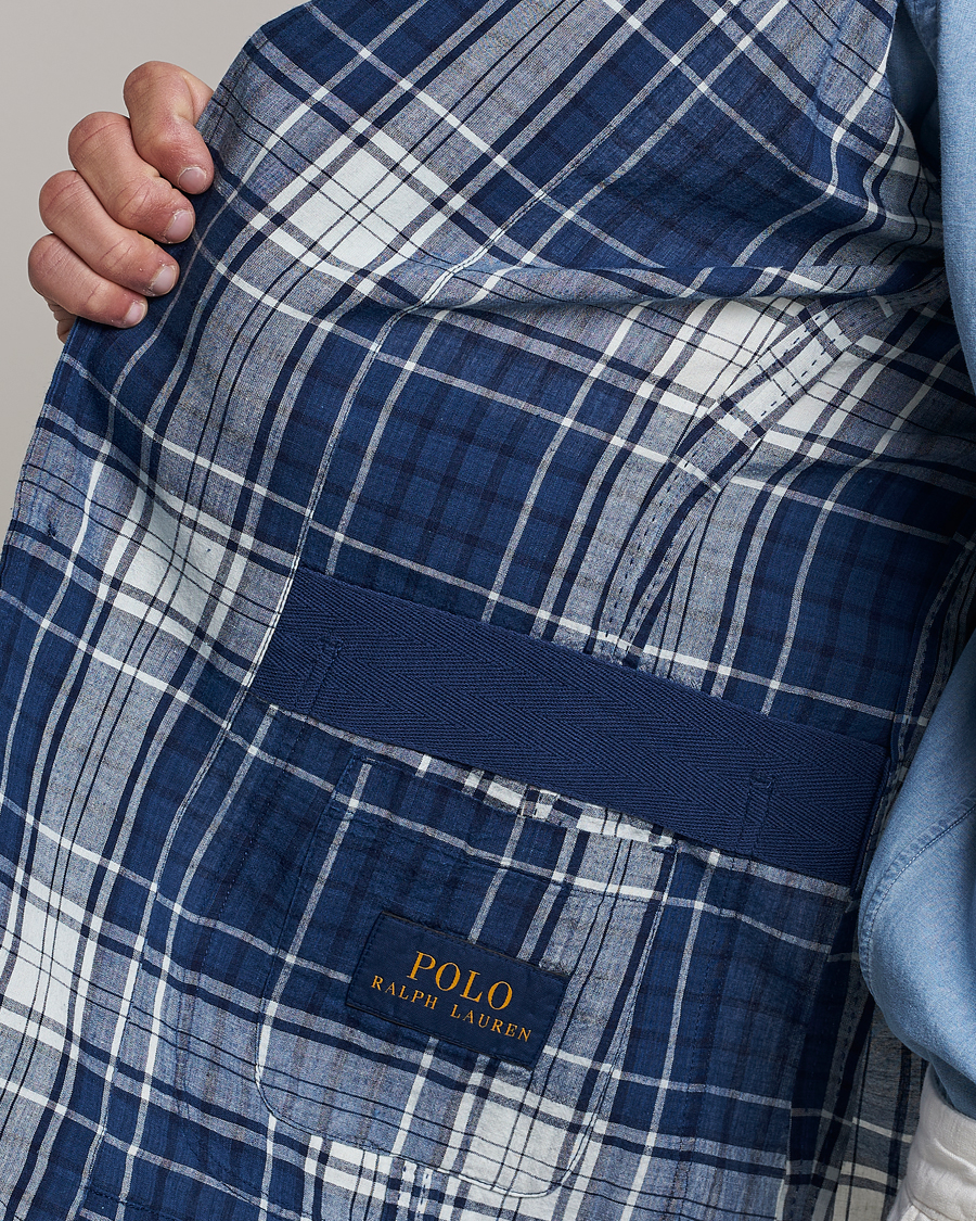 Hombres | Blazers | Polo Ralph Lauren | Madras Indigo Checked Sportcoat Blue Multi