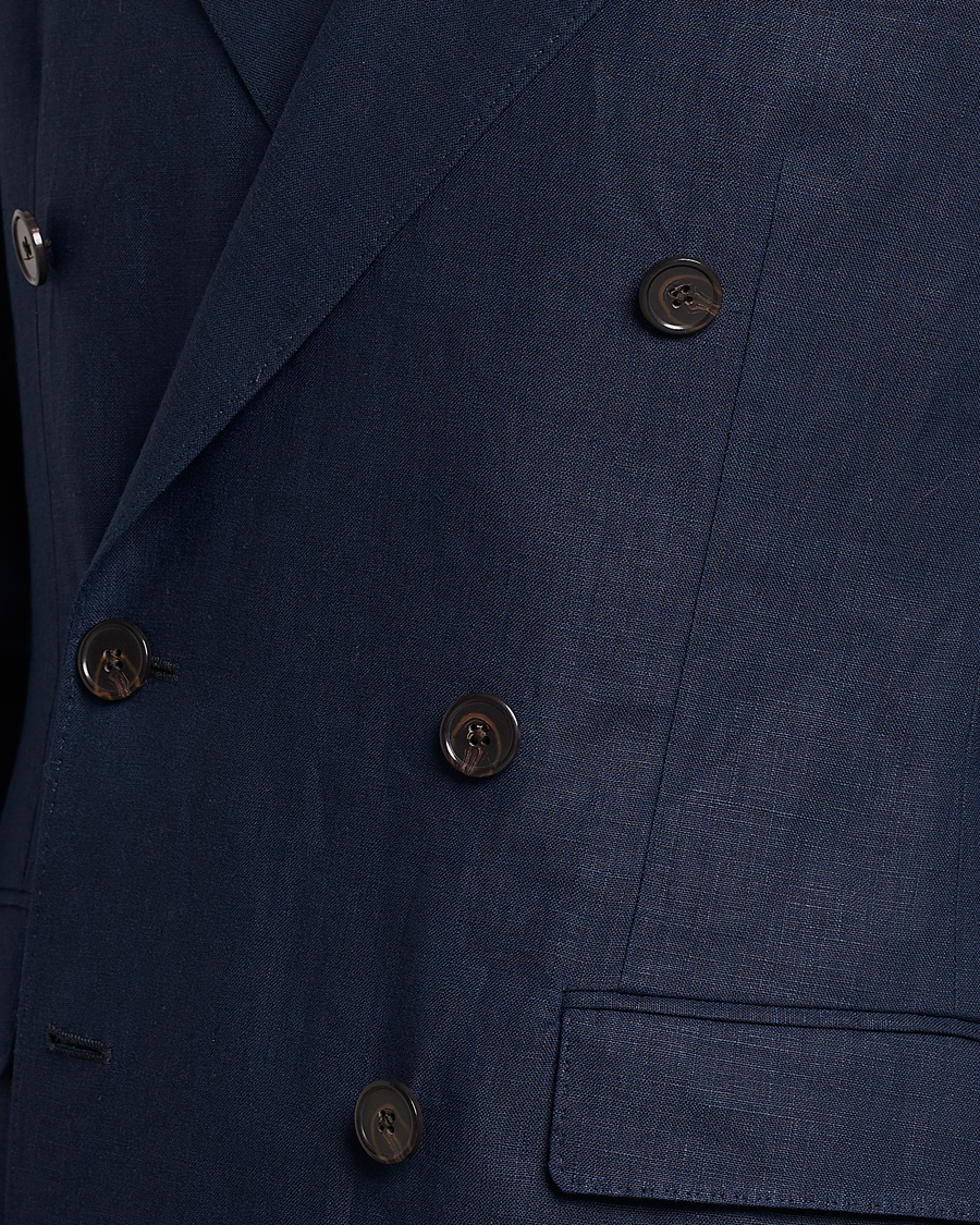Hombres | Blazers | Polo Ralph Lauren | Linen Double Breasted Sportcoat Dark Navy