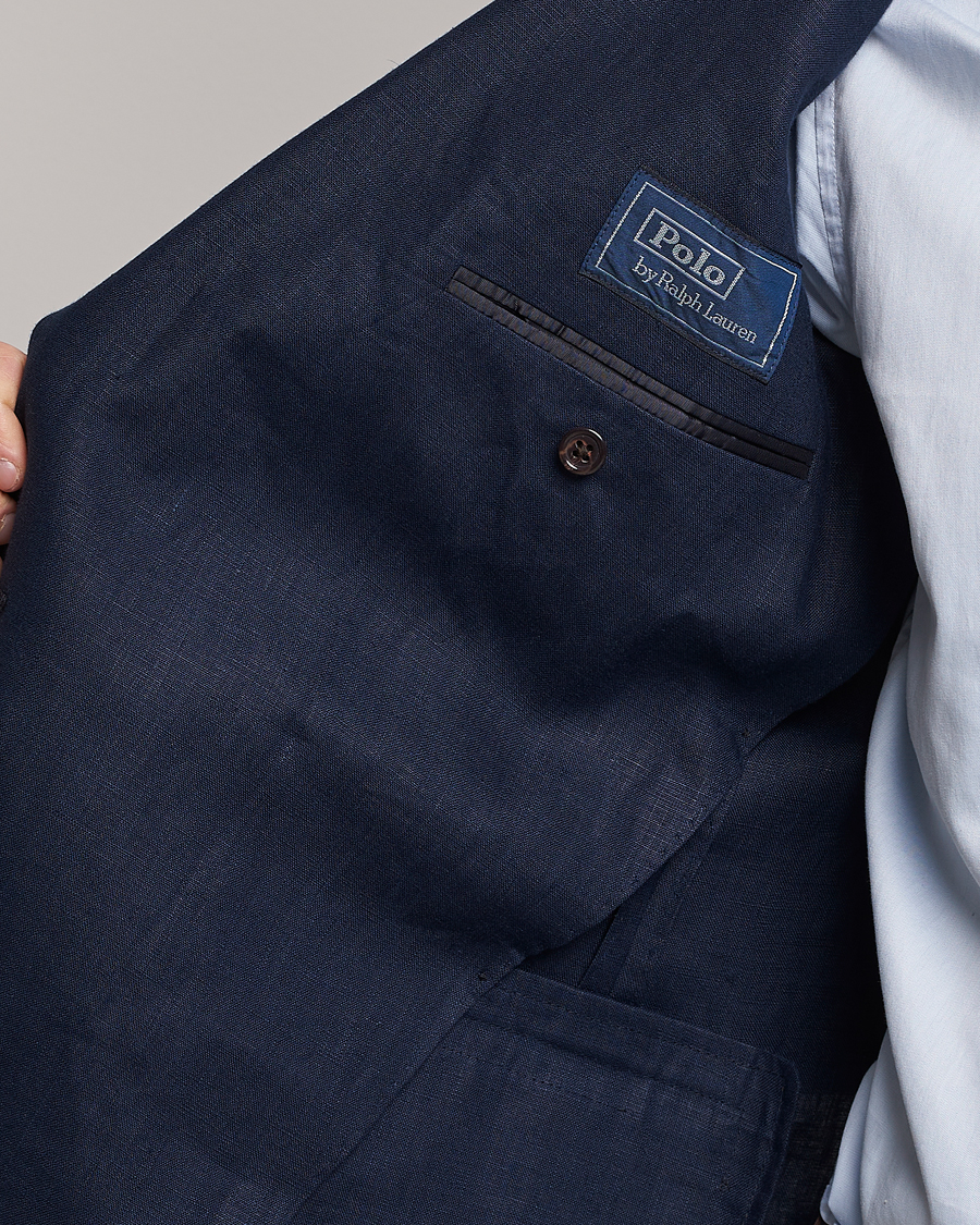 Hombres | Blazers | Polo Ralph Lauren | Linen Double Breasted Sportcoat Dark Navy