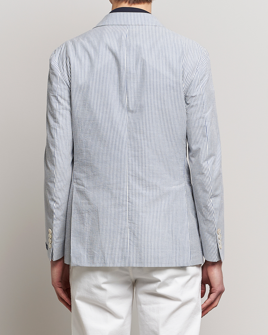 Hombres | Blazers | Polo Ralph Lauren | Cotton Seersucker Sportcoat Cream/Antique Blue