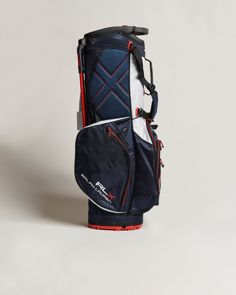 Hombres | RLX Ralph Lauren Stand Golf Bag White/Navy | RLX Ralph Lauren | Stand Golf Bag White/Navy