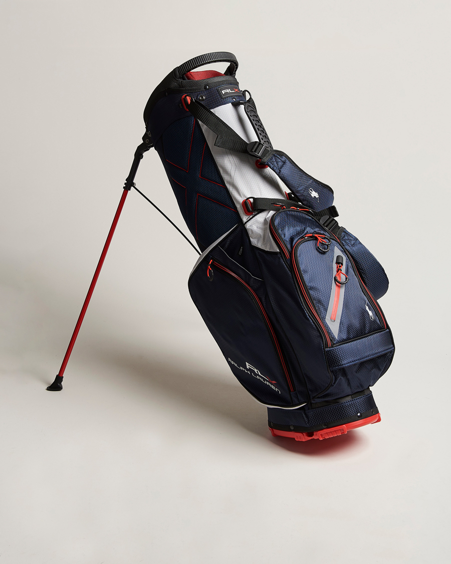 Hombres | RLX Ralph Lauren Stand Golf Bag White/Navy | RLX Ralph Lauren | Stand Golf Bag White/Navy