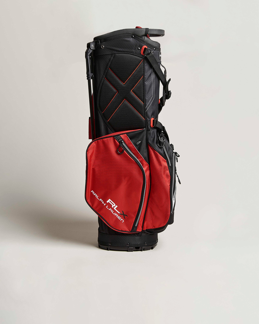 Hombres | RLX Ralph Lauren Stand Golf Bag Black/Red | RLX Ralph Lauren | Stand Golf Bag Black/Red