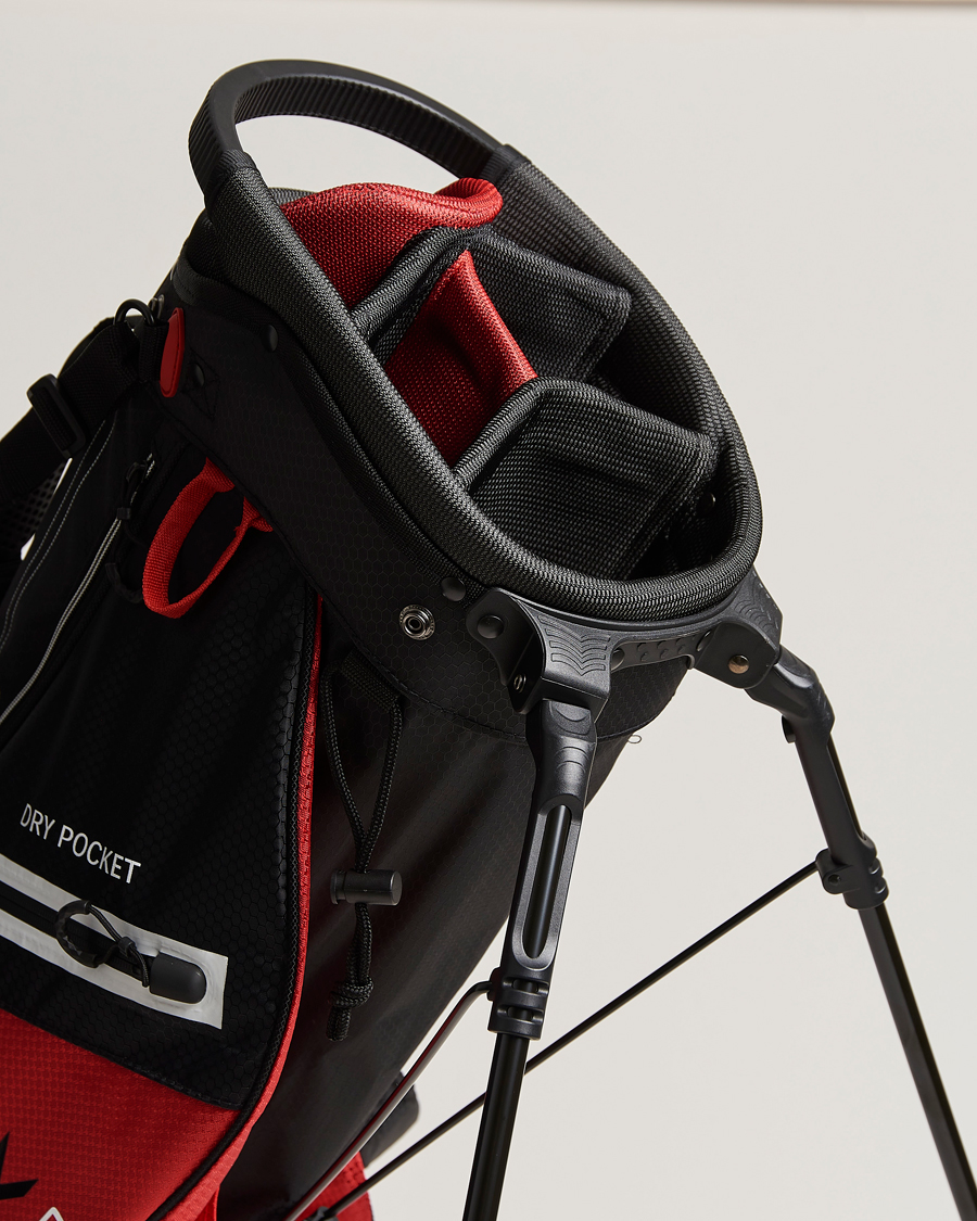 Hombres | RLX Ralph Lauren Stand Golf Bag Black/Red | RLX Ralph Lauren | Stand Golf Bag Black/Red