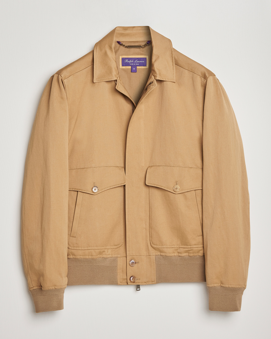 Hombres | Camisas | Ralph Lauren Purple Label | Harrington Jacket Icon Khaki