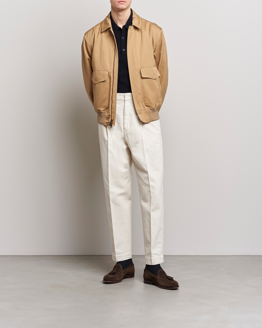 Hombres | Camisas | Ralph Lauren Purple Label | Harrington Jacket Icon Khaki