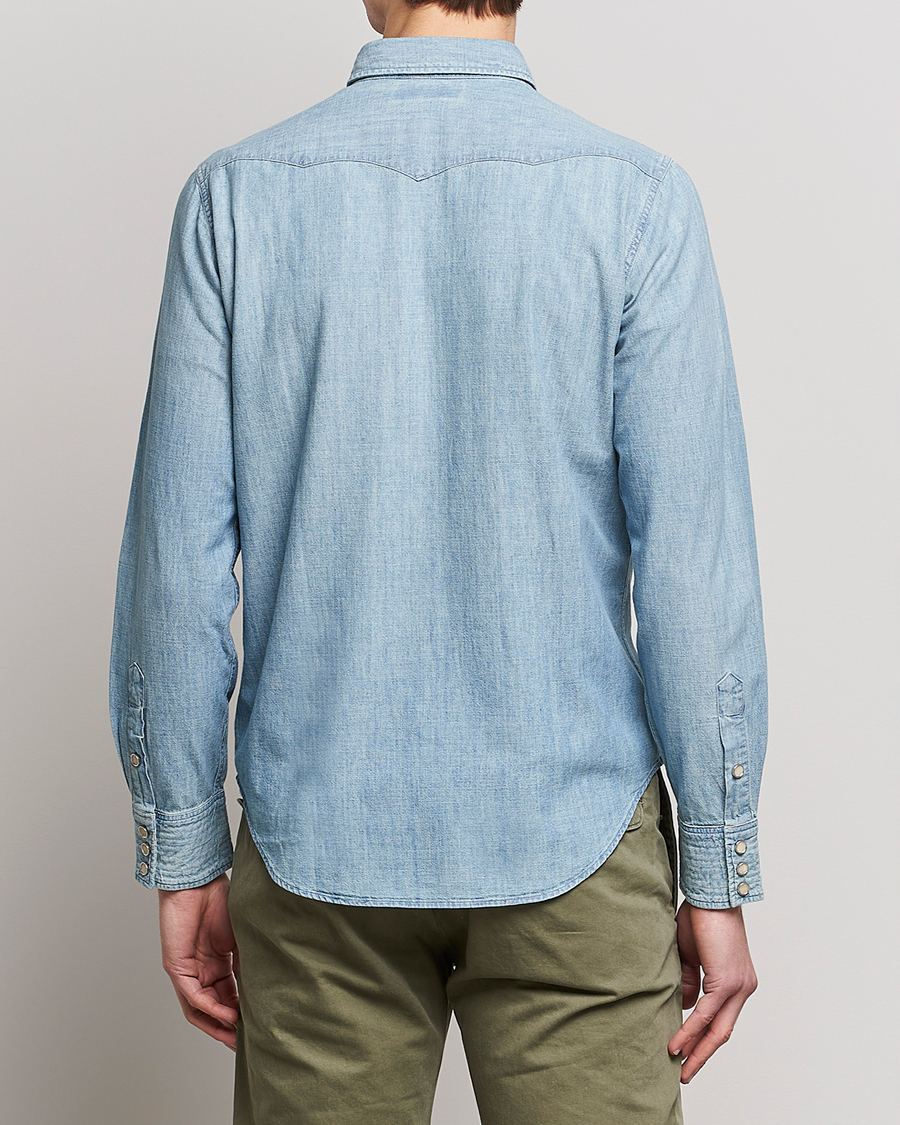 Hombres | Camisas | RRL | Buffalo Denim Western Shirt Davey Wash