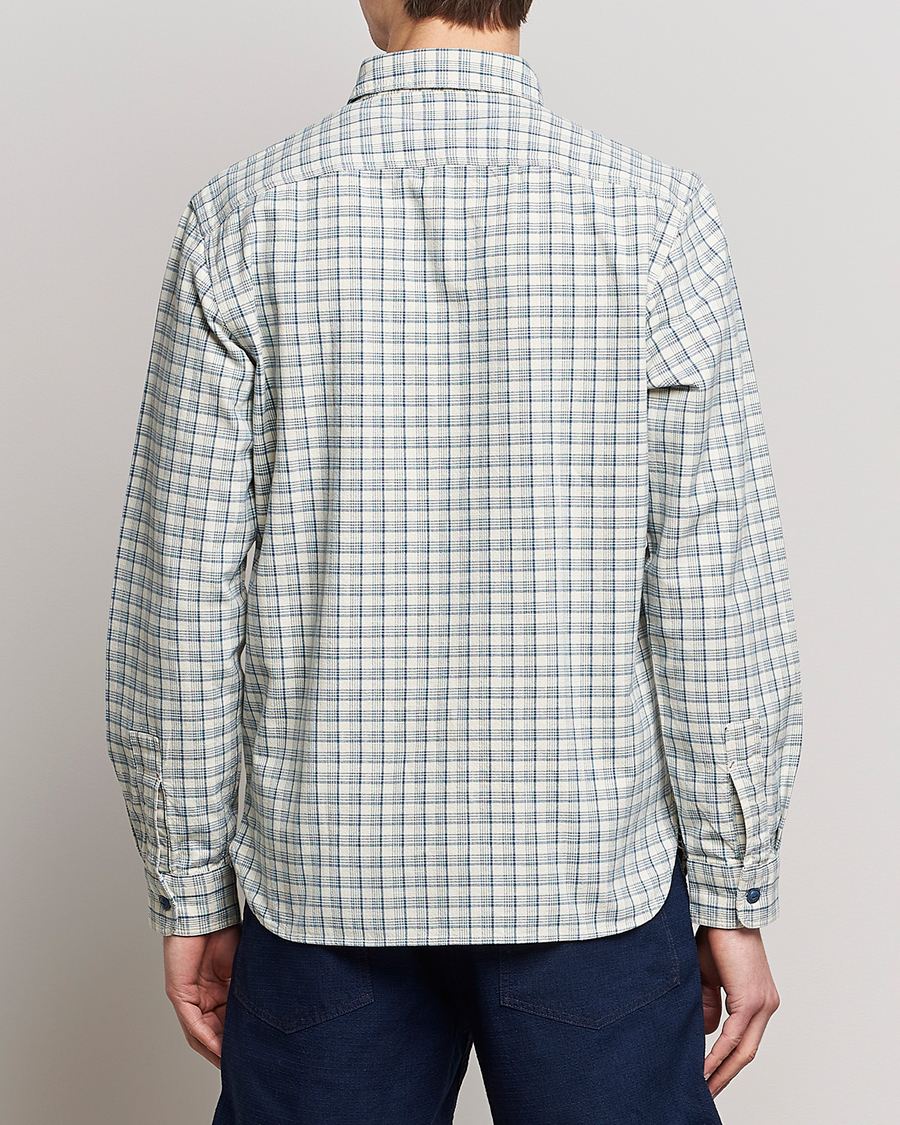 Hombres | Camisas | RRL | Alaska Overshirt Cream/Blue