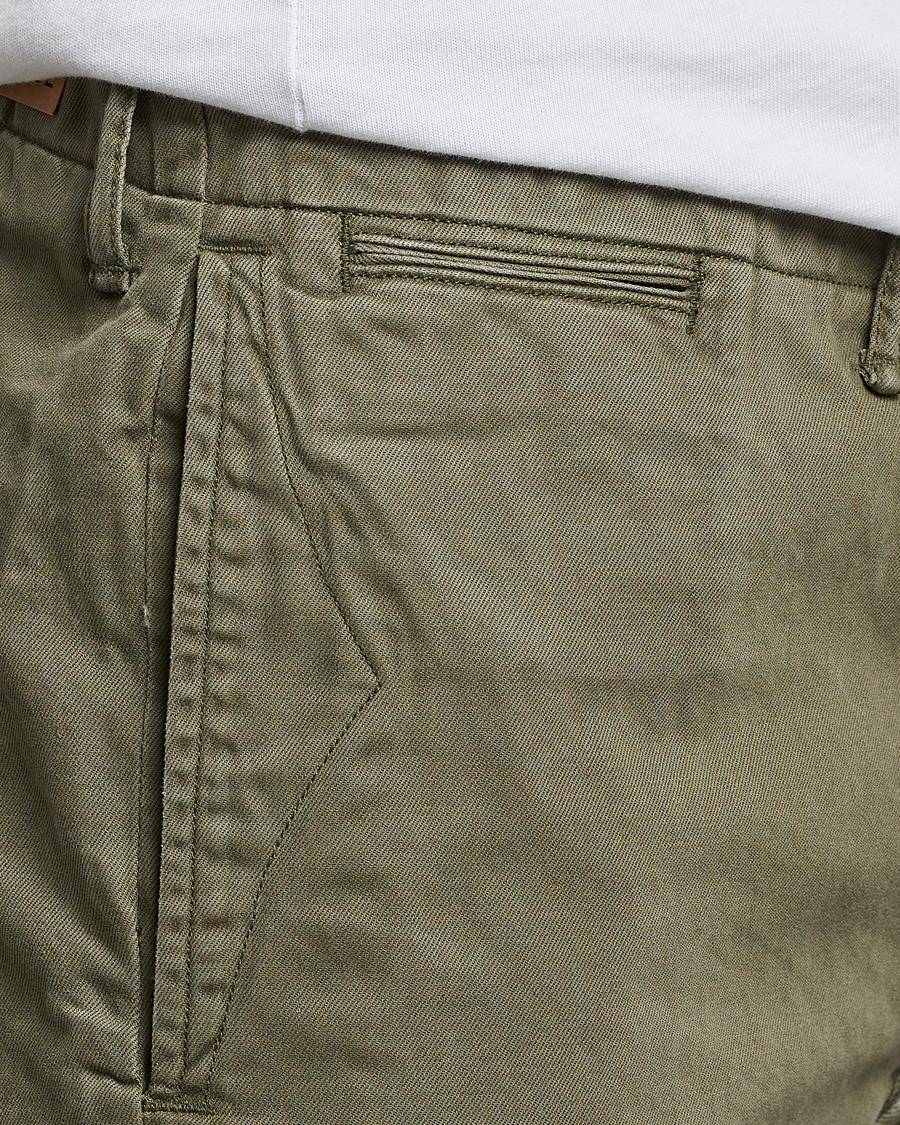 Hombres | Pantalones | RRL | Officers Flat Pants Olive