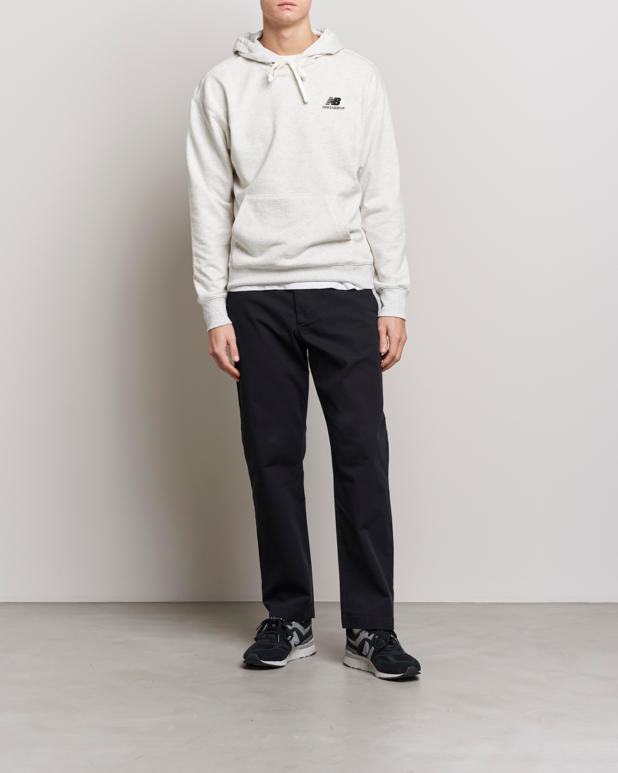 Hombres | Jerséis y prendas de punto | New Balance | Essentials Hoodie Sea Salt Heather