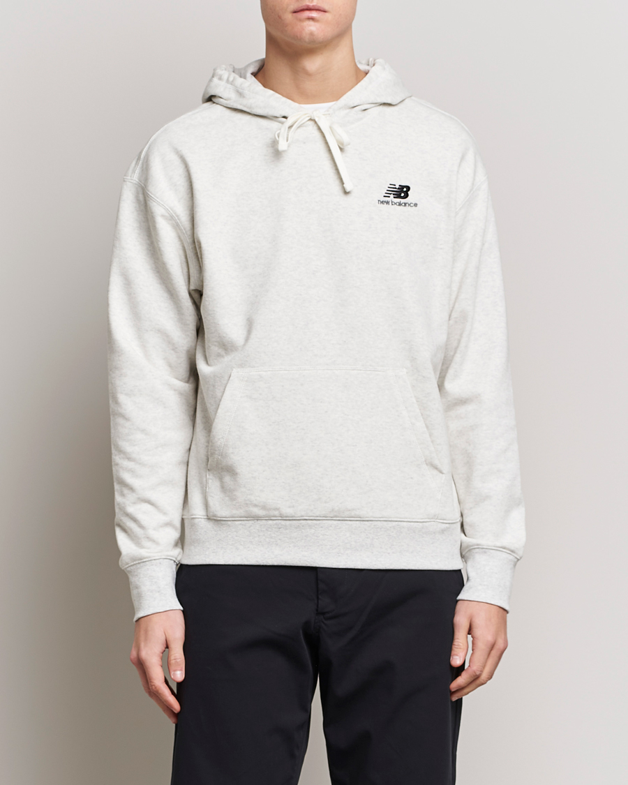 Hombres | Jerséis y prendas de punto | New Balance | Essentials Hoodie Sea Salt Heather
