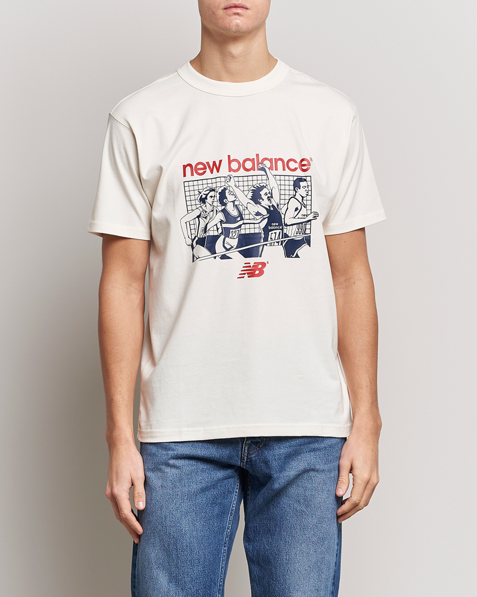 Hombres | Camisetas | New Balance | Athletics 90s Graphic T-Shirt Greige