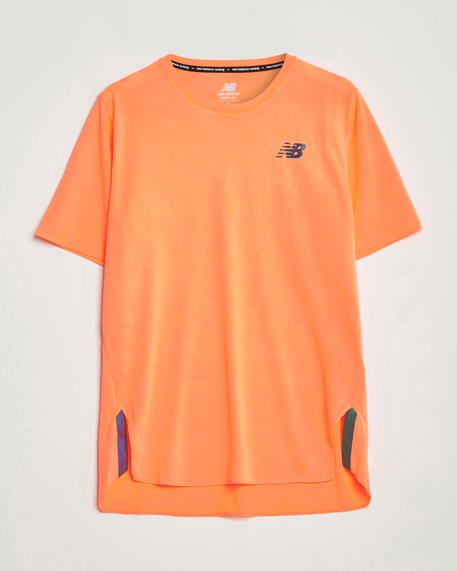 Hombres | Camisetas | New Balance Running | Q Speed Jacquard T-Shirt Neon Dragonfly