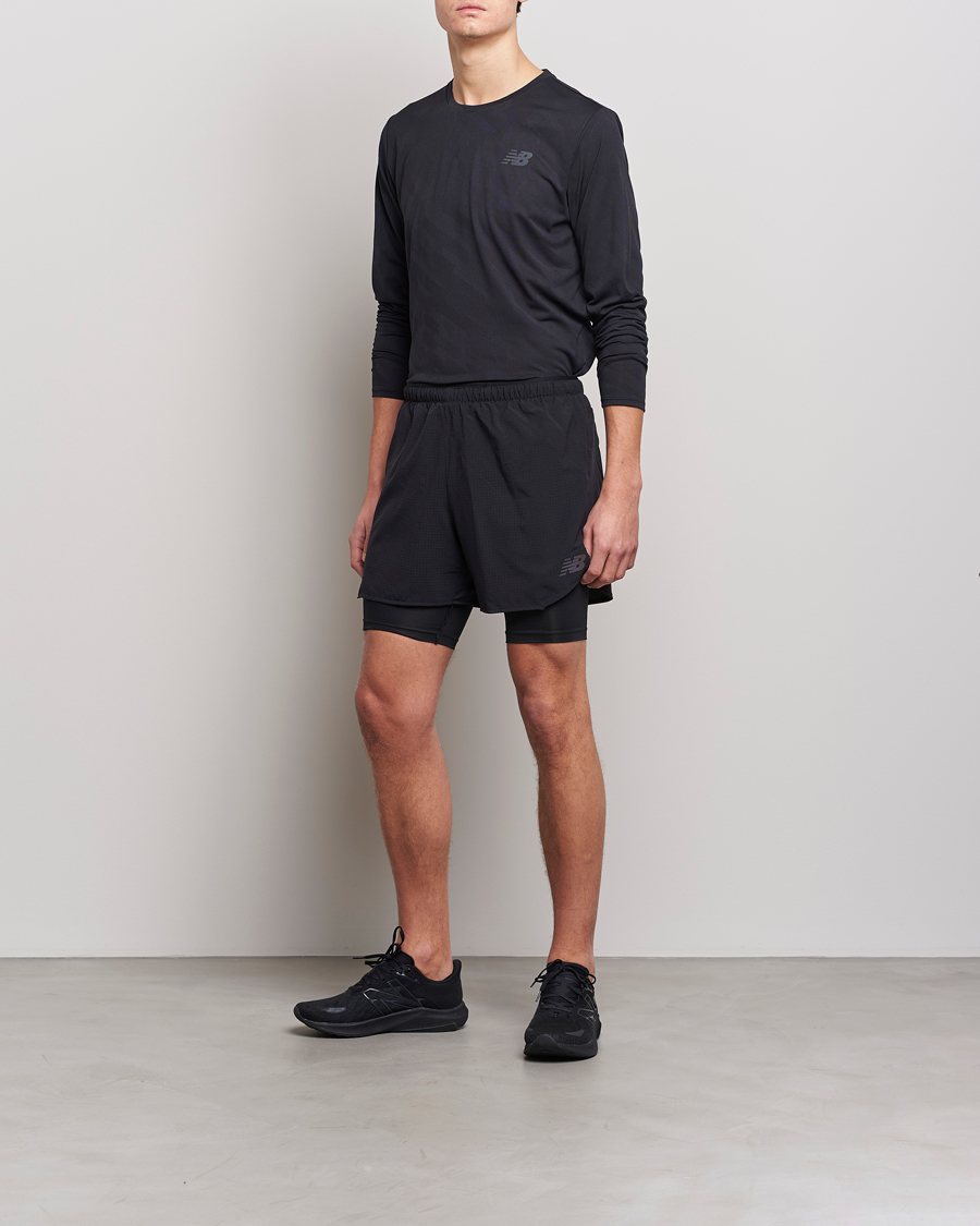 Hombres | Pantalones cortos | New Balance Running | Q Speed 2 in 1 Shorts Black