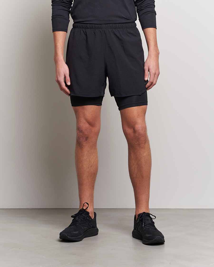 Hombres | Pantalones cortos | New Balance Running | Q Speed 2 in 1 Shorts Black