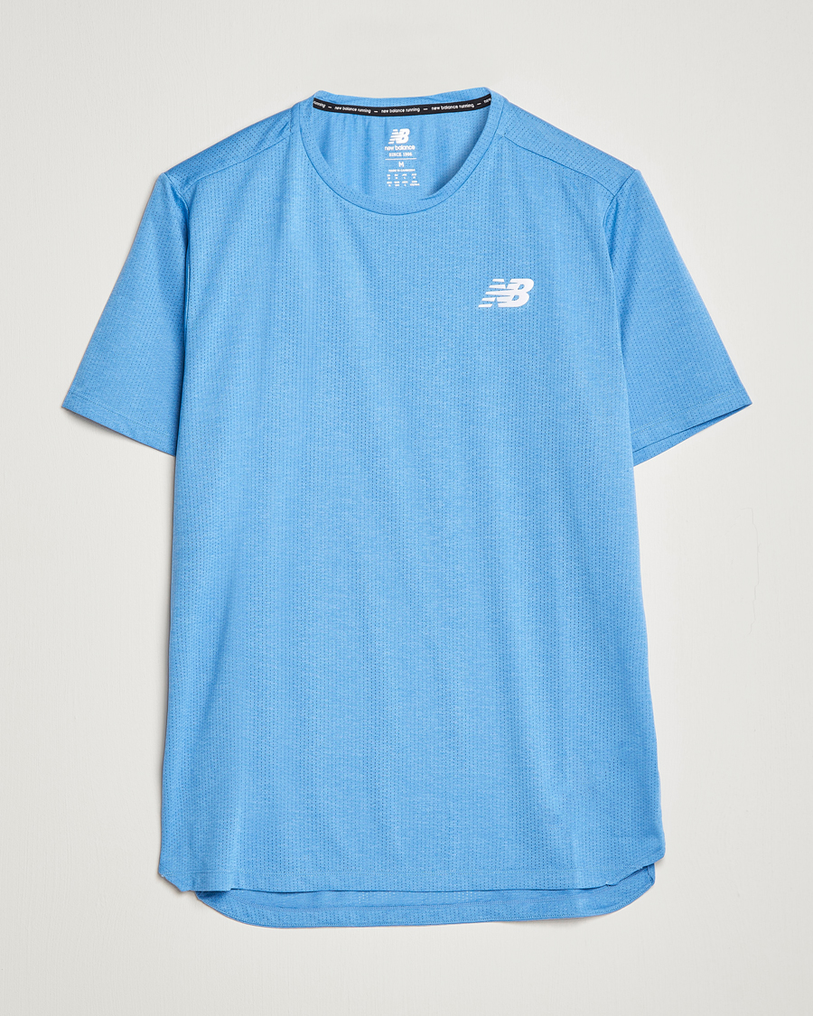 Hombres | Camisetas | New Balance Running | Impact Run T-Shirt Heritage Blue