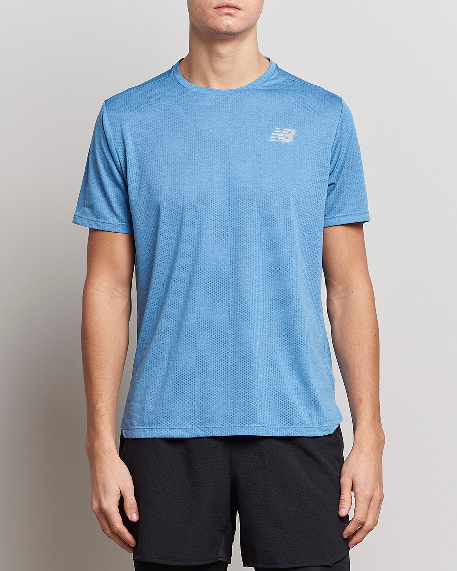 Hombres | Camisetas | New Balance Running | Impact Run T-Shirt Heritage Blue