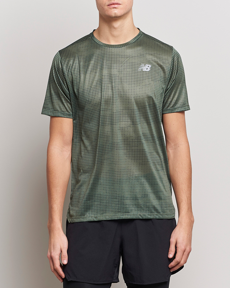 Hombres | Camisetas | New Balance Running | Impact Run T-Shirt Deep Olive