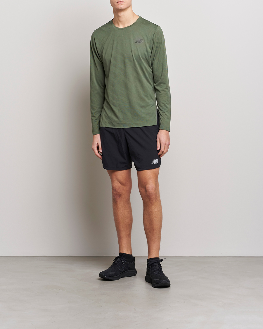 Hombres | Pantalones cortos | New Balance Running | New Balance Impact Run 7 Inch Shorts Black