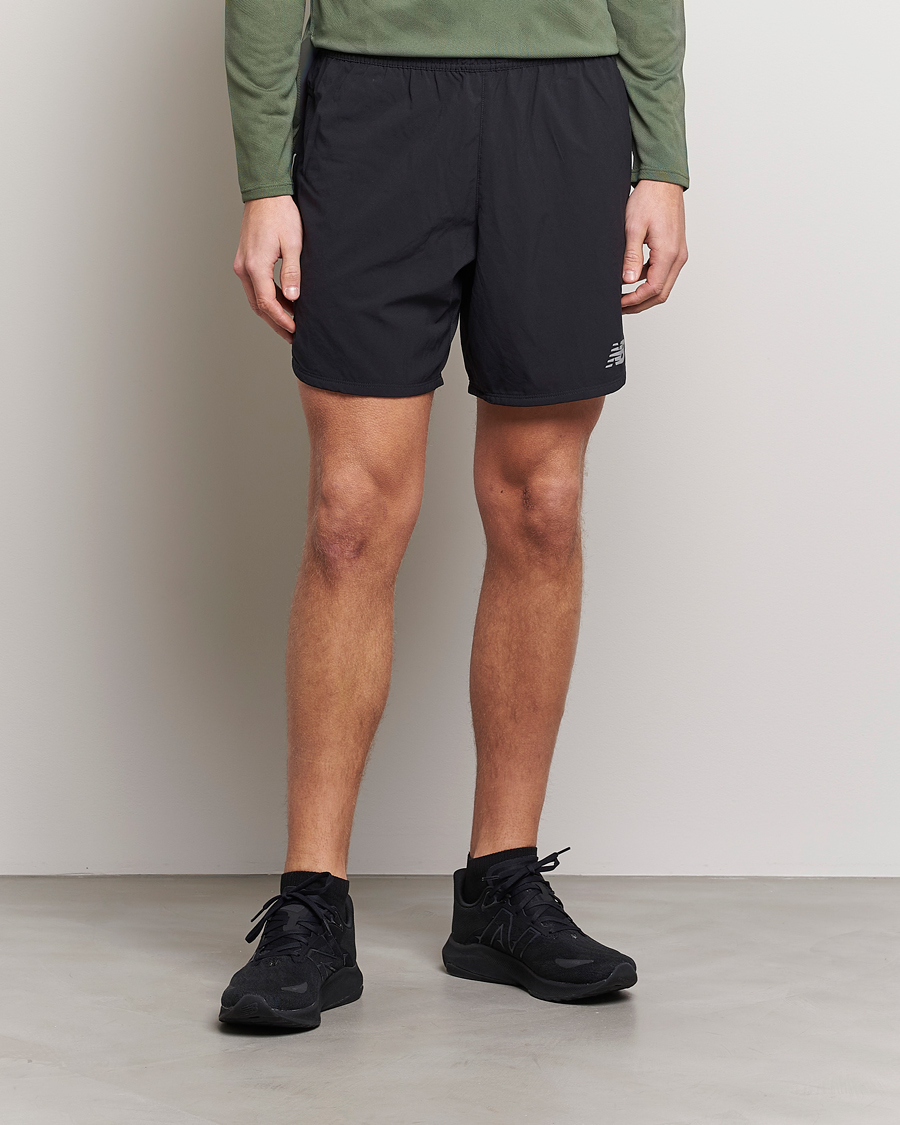 Hombres | Pantalones cortos | New Balance Running | New Balance Impact Run 7 Inch Shorts Black