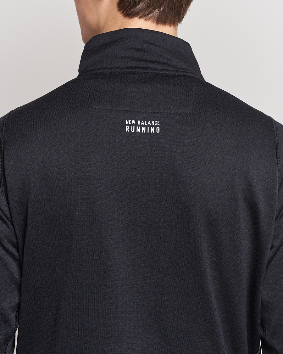 Hombres | Jerséis y prendas de punto | New Balance Running | NB Heat Grid Half Zip Black