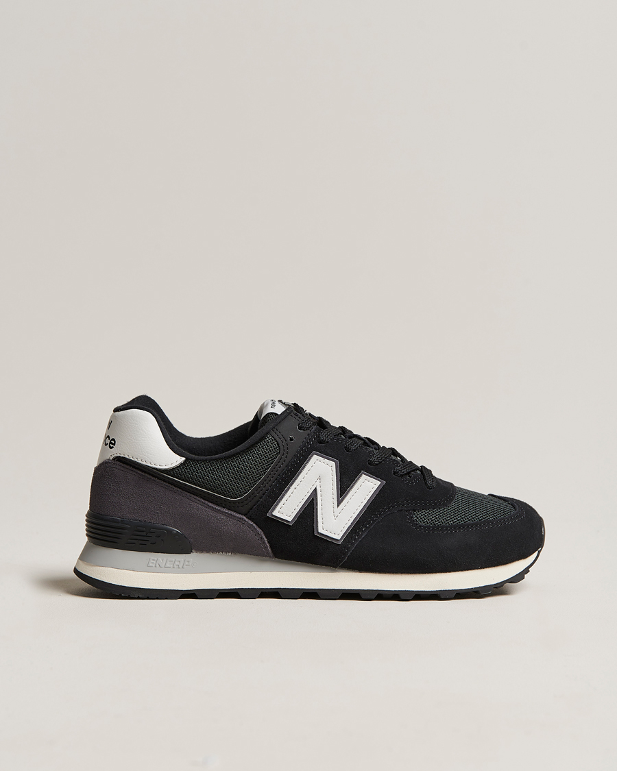 Hombres | New Balance 574 Sneakers Black/White | New Balance | 574 Sneakers Black/White