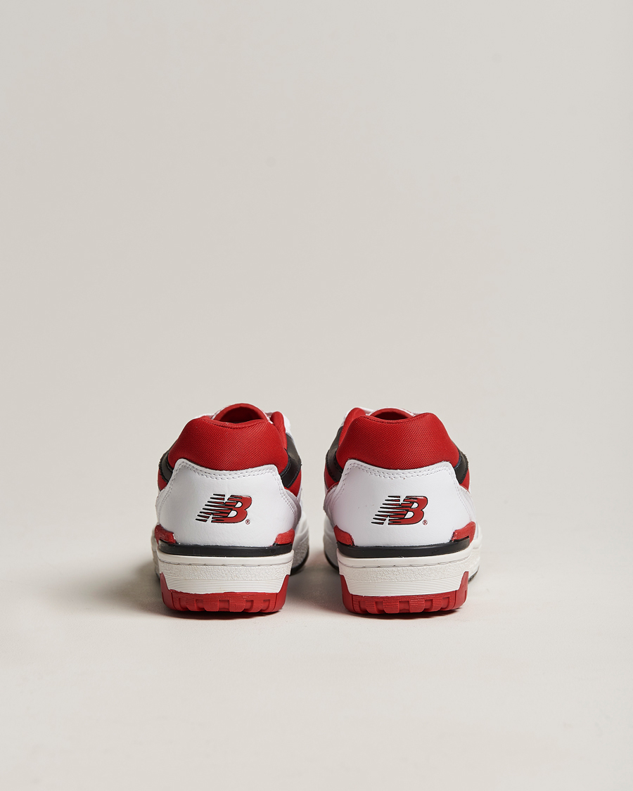 Hombres | New Balance 550 Sneakers White/Red | New Balance | 550 Sneakers White/Red