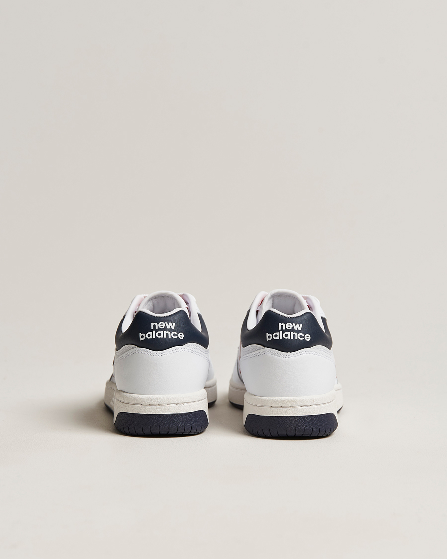 Hombres | New Balance 480 Sneakers White/Navy | New Balance | 480 Sneakers White/Navy