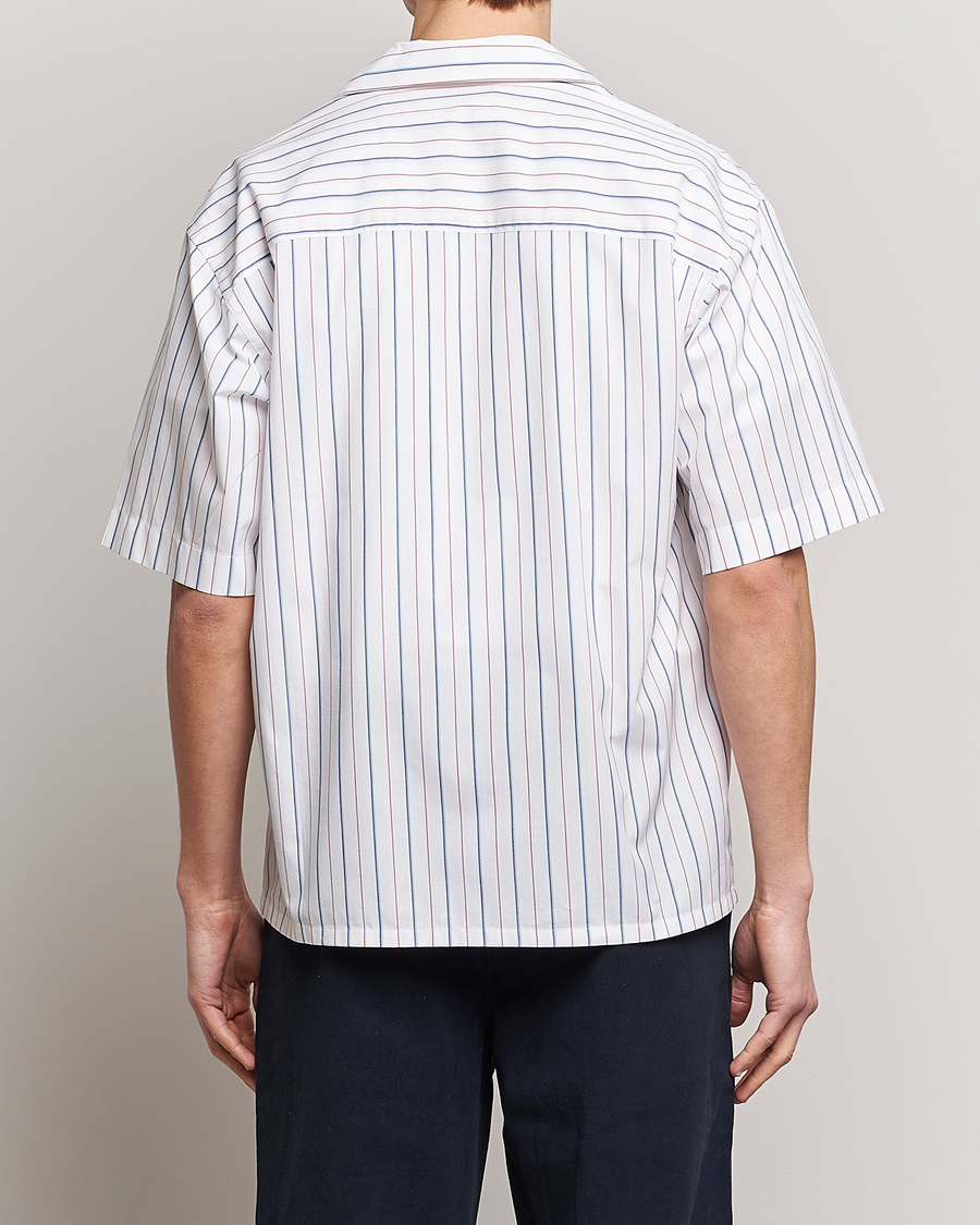 Hombres | Camisas | Marni | Striped Bowling Shirt Lily White