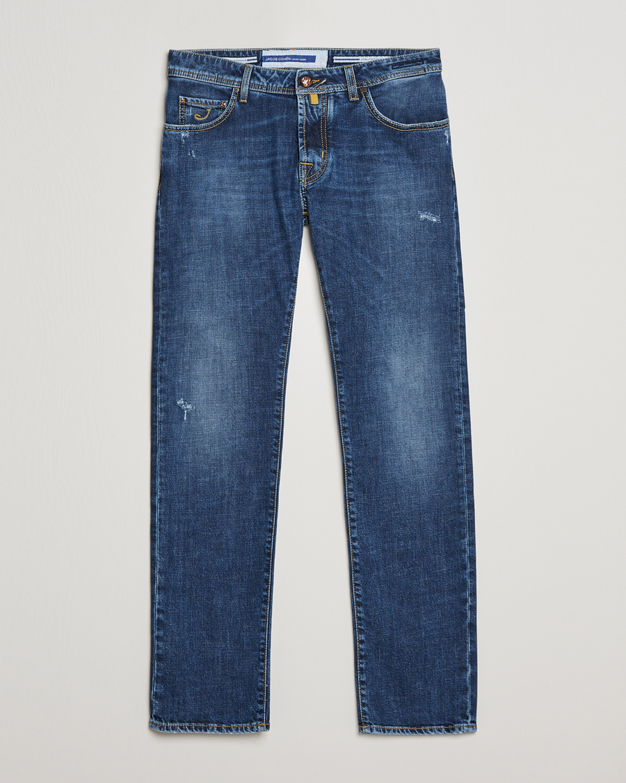 Hombres | Vaqueros | Jacob Cohën | Nick Slim Fit Stretch Jeans Blue