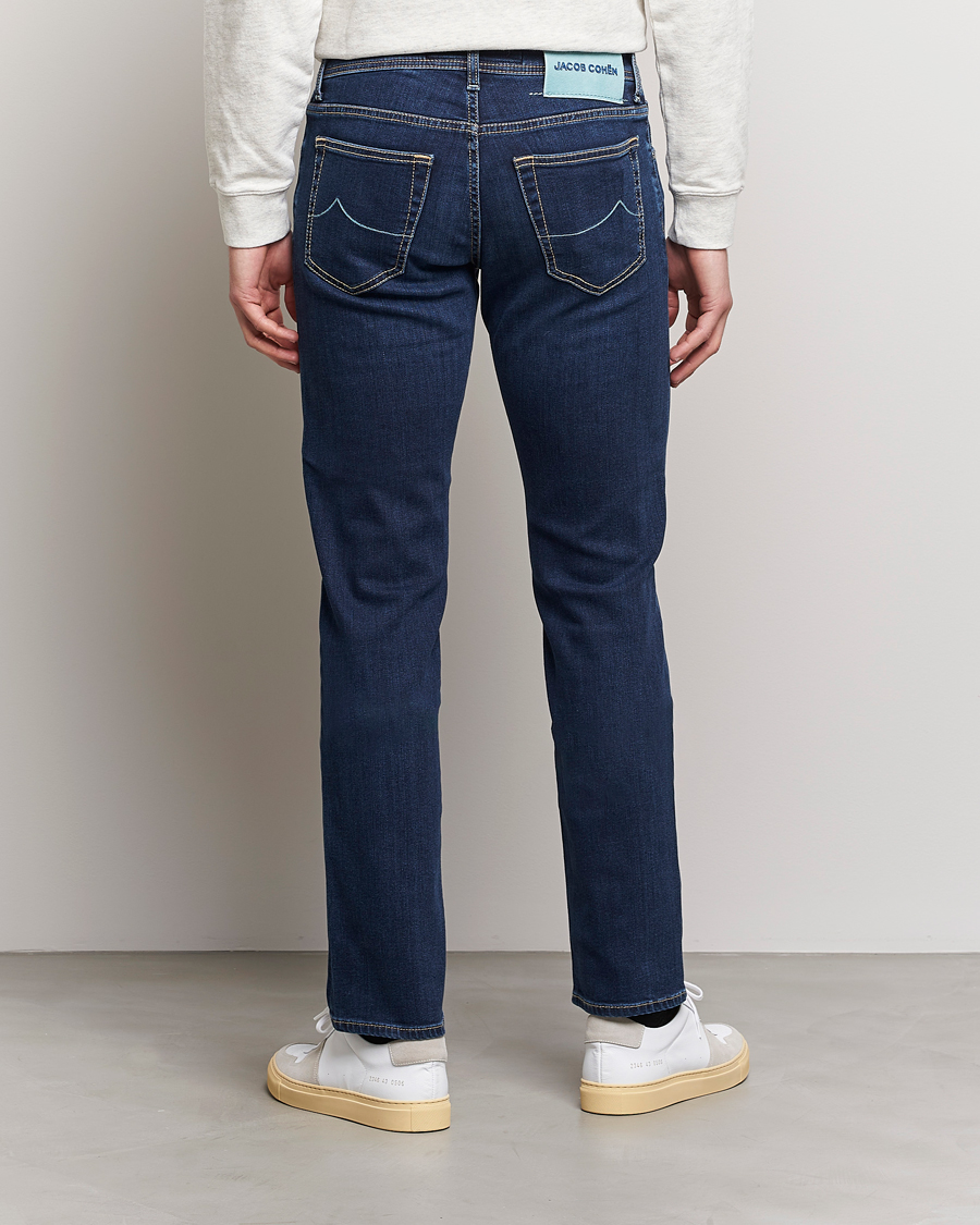 Hombres | Vaqueros | Jacob Cohën | Nick Slim Fit Stretch Jeans Dark Blue