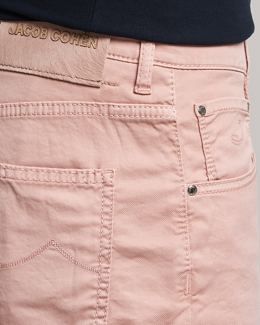 Hombres | Pantalones cortos | Jacob Cohën | Nicolas Cotton Twill Shorts Pink