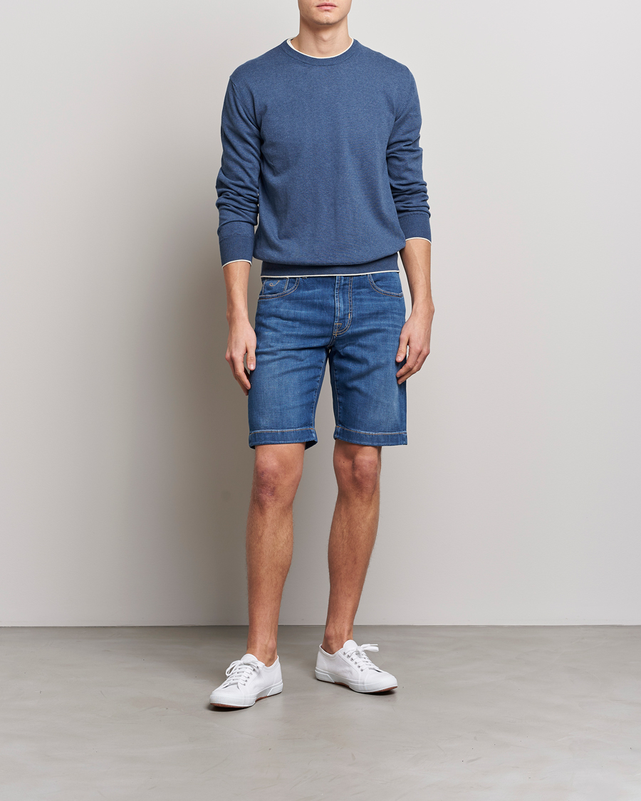 Hombres | Pantalones cortos | Jacob Cohën | Nicolas Jeans Shorts Light Blue