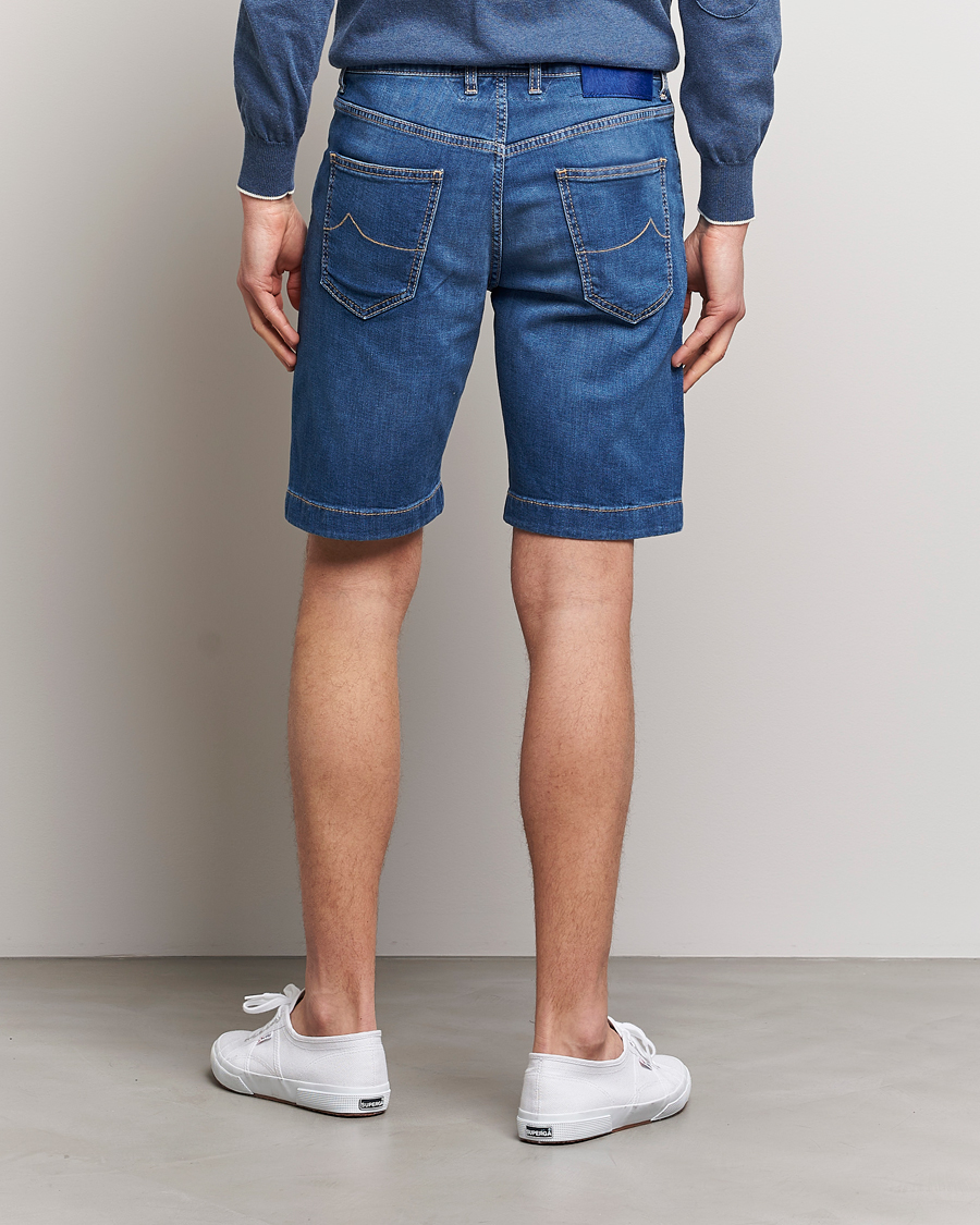 Hombres | Pantalones cortos | Jacob Cohën | Nicolas Jeans Shorts Light Blue